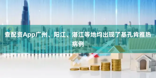 查配资App广州、阳江、湛江等地均出现了基孔肯雅热病例