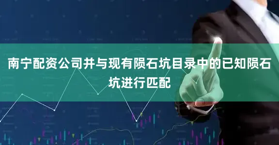 南宁配资公司并与现有陨石坑目录中的已知陨石坑进行匹配